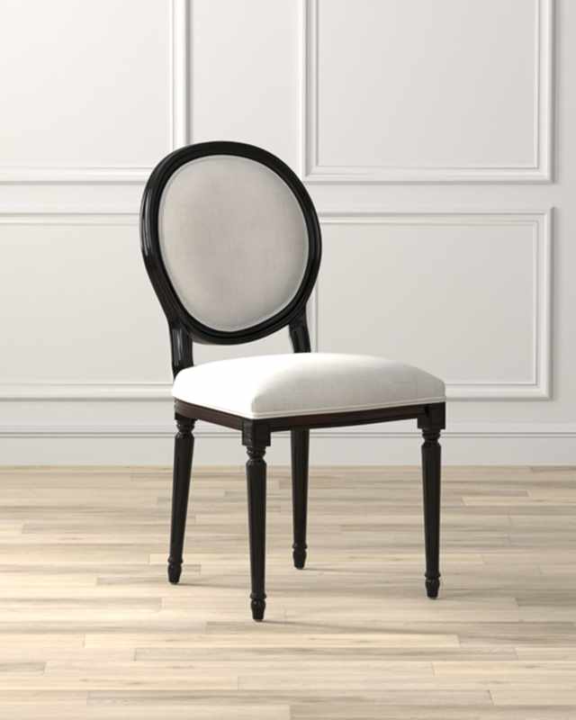 Hugo Oval Side Dining Chairs, Set of 2